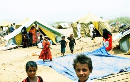 مخيمات النازحين من صعدة